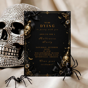 Invitación Fiesta de Halloween de Payaso Gótico