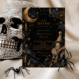 Invitación Fiesta de Halloween de Payaso Vintage