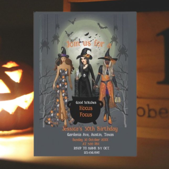 Invitación Fiesta de Halloween de Spooky Wits (Subido por el creador)
