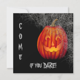 Invitación Fiesta de Halloween de Telaraña de Jack o Linterna
