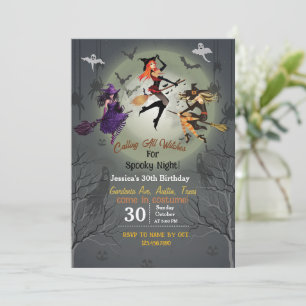 Invitación Fiesta De Halloween De Todos Los Testigos