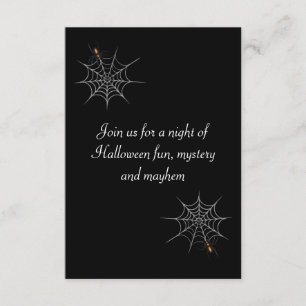 Invitación Fiesta de Halloween "deseo por Internet"