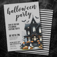 Fiesta de Halloween Disfraz Anual Casa Embrujada