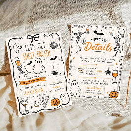Invitación Fiesta de Halloween divertida y espeluznante vamos