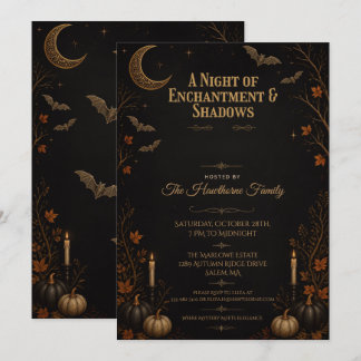 Invitación Fiesta de Halloween elegante