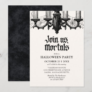 Invitación Fiesta de Halloween embrujada elegante