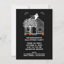 Fiesta de Halloween en el barrio