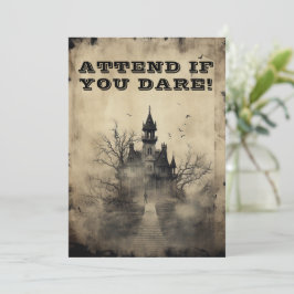 Invitación Fiesta de Halloween en la Mansión de Creepa Spookt