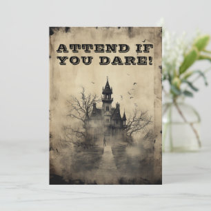 Invitación Fiesta de Halloween en la Mansión de Creepa Spookt