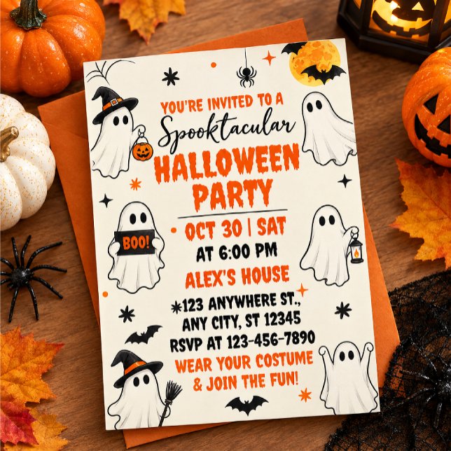 Invitación fiesta de Halloween espectacular (Subido por el creador)