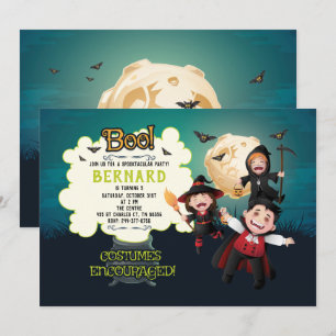 Invitación Fiesta de Halloween espeluznante