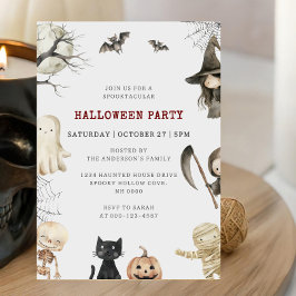 Invitación Fiesta de Halloween Espeluznante