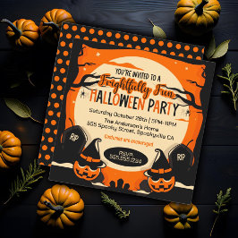 Invitación Fiesta de Halloween espeluznante