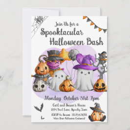 Invitación Fiesta de Halloween Fantasma