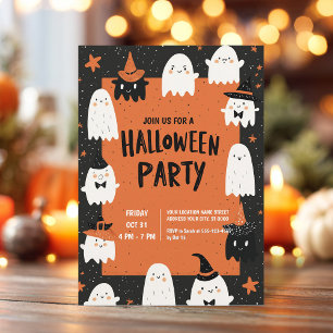 Invitación Fiesta de Halloween fantasma