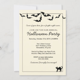 Invitación Fiesta de Halloween / Fiesta de disfraces / Festiv