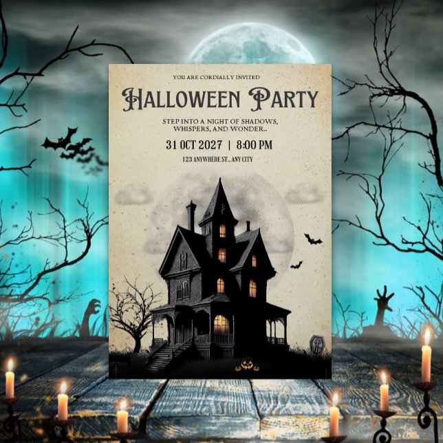 Invitación Fiesta de Halloween genial (Subido por el creador)