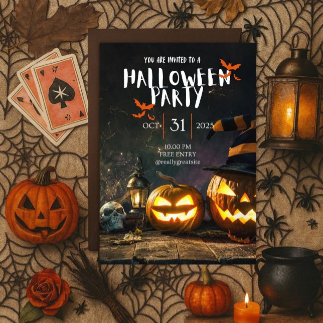 Invitación Fiesta de Halloween genial  (Subido por el creador)