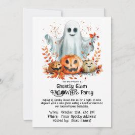 Invitación Fiesta de HALLOWEEN Glamour Espeluznante