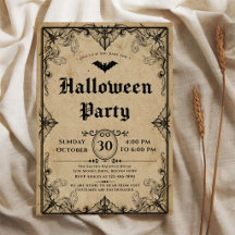 Fiesta de Halloween Gótica Vintage