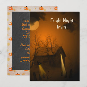Invitación Fiesta de Halloween Haunted House