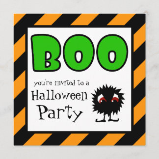 Invitación Fiesta de Halloween invita a un pequeño significad