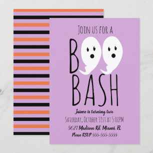 Invitación Fiesta de Halloween Moderna y Espeluznante de Fant