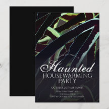 Fiesta de Halloween negra y verde de inauguración 