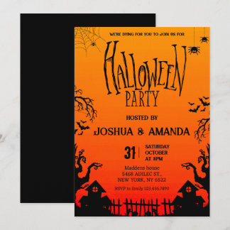 Invitación Fiesta de Halloween para adultos