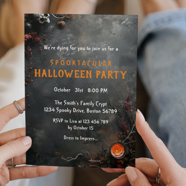 Invitación Fiesta de Halloween para adultos (Subido por el creador)