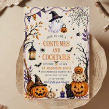 Fiesta de Halloween para adultos: disfraces y cóct