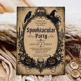 Invitación Fiesta de Halloween para adultos Espeluznante Cala