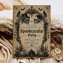 Invitación Fiesta de Halloween para adultos Espeluznante Cala