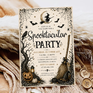 Invitación Fiesta de Halloween para adultos Espeluznante Cala