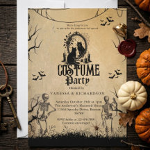 Fiesta de Halloween para adultos esqueleto gótico