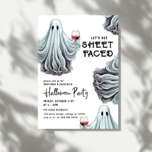 Invitación Fiesta de Halloween para Adultos Let's Get Sheet F