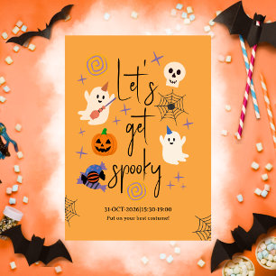 Invitación Fiesta de Halloween para la familia de la oficina 