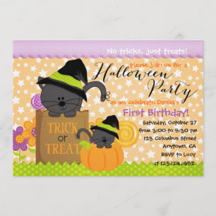 Invitación Fiesta de Halloween para los niños