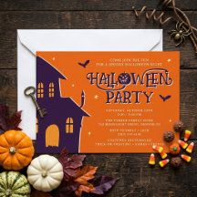 Fiesta de Halloween para niños Casa embrujada fant