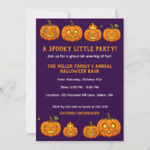 Fiesta de Halloween Pequeña y Espeluznante con Cal