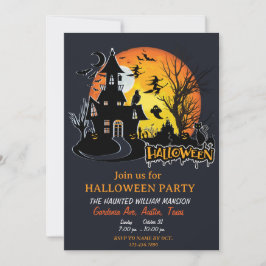 Invitación Fiesta de Halloween Scary Night Planner