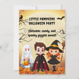 Invitación Fiesta de Halloween Spooktacular para niños