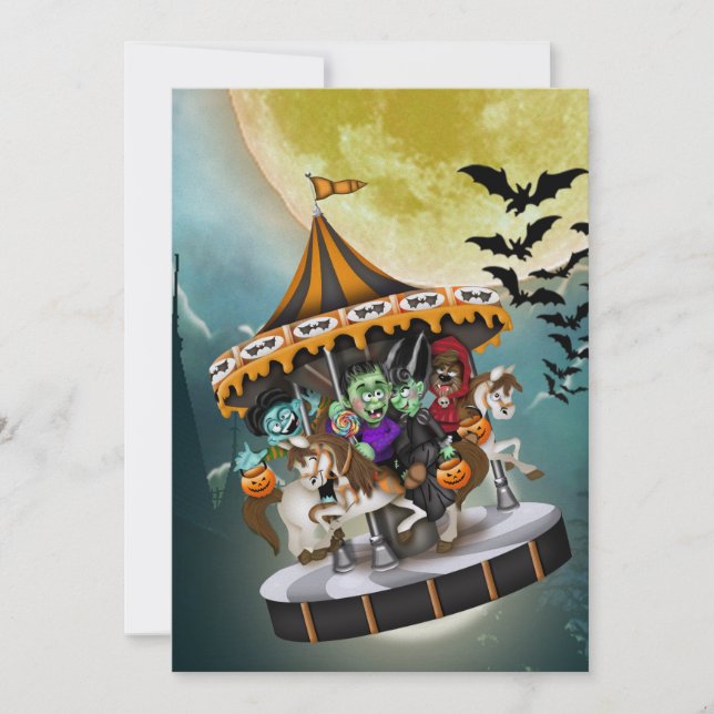 Invitación Fiesta de Halloween - SRF (Anverso)
