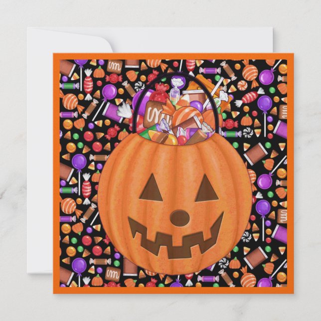 Invitación Fiesta de Halloween - SRF (Anverso)