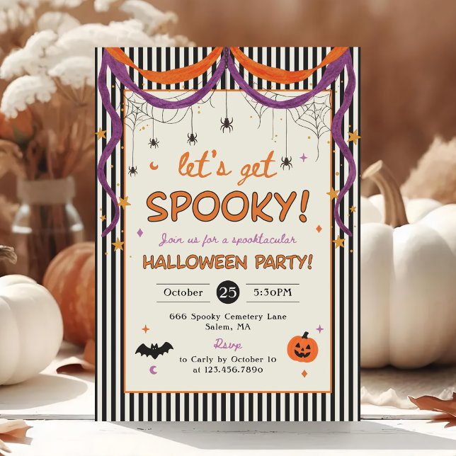 Invitación Fiesta de Halloween Tenebrosa (Subido por el creador)