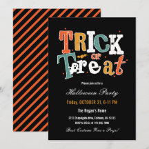 Fiesta de Halloween 'Truco o trato'