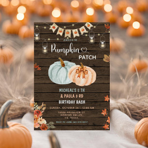 Invitación Fiesta de hermanos de cumpleaños de la parche de c