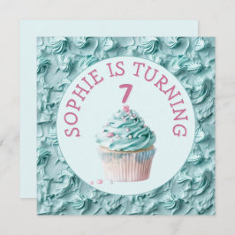 Invitación Fiesta de hielo ButterCrema Cumpleaños