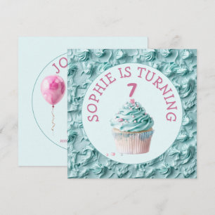Invitación Fiesta de hielo ButterCrema Cumpleaños