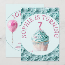 Invitación Fiesta de hielo ButterCrema Cumpleaños